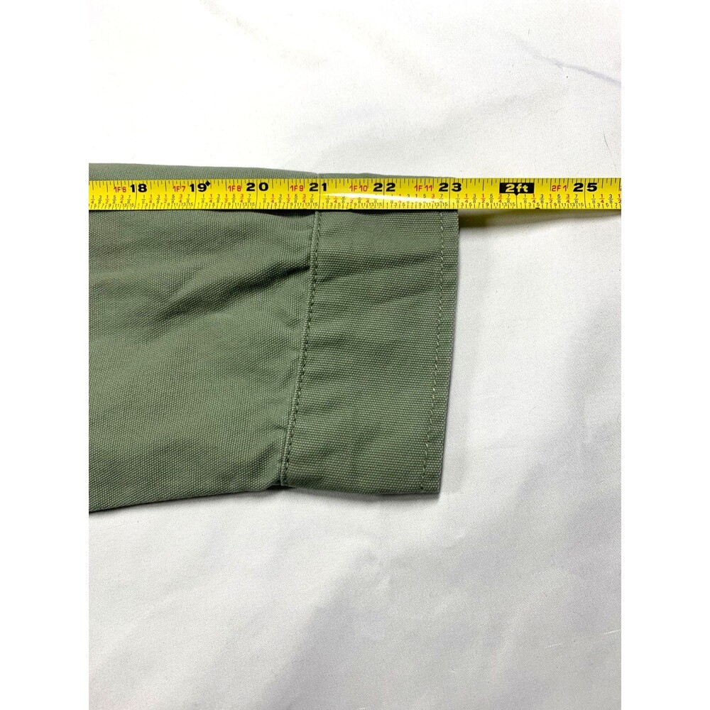 Kensie Jeans Shirt Jacket Womens L Sage Green Button-Up Long Sleeve Pockets NWT - Picture 5 of 9
